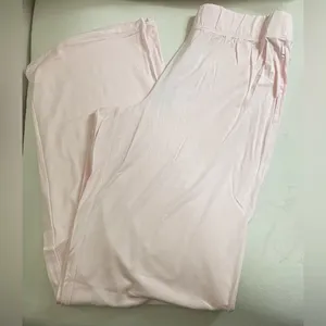 SKIMS NWT Sleep Long Sleeve Soft Pajama Set Pink Bloom Size XL thumbnail 8