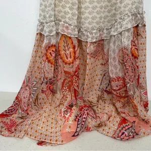 Misa Los Angeles Dionica Midi Floral Tiered Boho Dress Womens M Cottage Core thumbnail 11