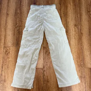 American Eagle Cargo Pants Womens 00 Regular‎ Green Khaki Utility Stretch Baggy thumbnail 2