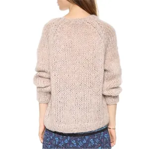 Mes Demoiselles chunky Mohair Blend Sweater V-Neck size Medium oversized thumbnail 5