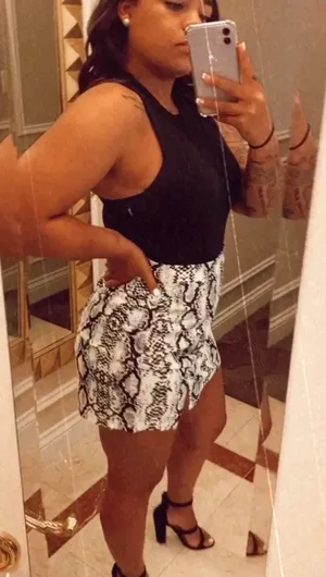 Snakeprint Skirt Black Size L thumbnail 3
