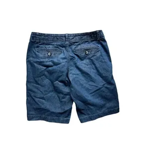 Womens Gap Dark Rinse Flat Front Denim Jean Bermuda Shorts - Sz 6 thumbnail 2