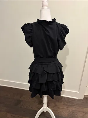Anthropologie Sundays June Tiered Mini Dress Sz M thumbnail 7