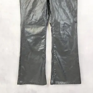 Gap Womens 70s Flare Faux Leather‎ Pants Size 14 High Rise Rocker Street Grunge thumbnail 4