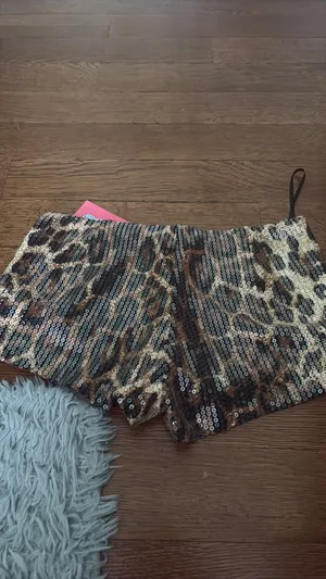 Edikted Mini Shorts Cheetah thumbnail 4