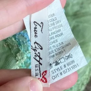 Source Unknown Unbranded Women's Blue and Green Vest thumbnail 3