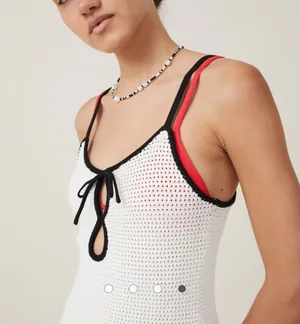 Cotton On Keyhole crochet mini dress thumbnail 4