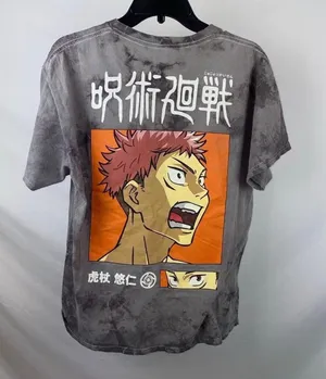 Jujitsu Kaisen Tshirt Gray Size L thumbnail 1