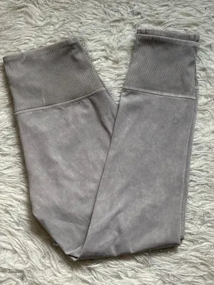 Lululemon Athletica Washed Gray Women’s Cropped High-Waist Leggings Size 4 thumbnail 13
