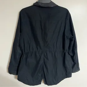 Women's Pure Energy‎ Black Winter Fall Jacket Size XL Faux Leather Trim Black thumbnail 12