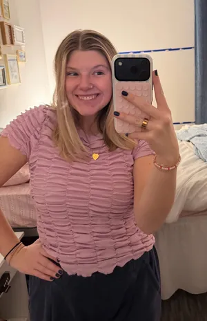 Anthropologie Top purple!  thumbnail 1