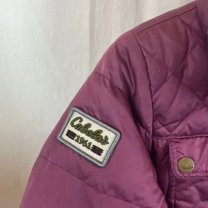 Cabelas Purple Zip Up Long Sleeve Down Filled Jacket M thumbnail 7