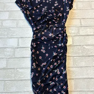 Windsor Navy Floral Dress with Pink Accents thumbnail 2