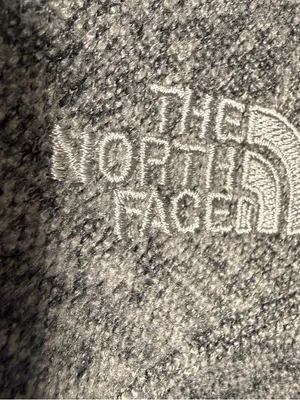 The North Face Grey & Black Fleece Vest Womens Large Outdoor Hiking thumbnail 3
