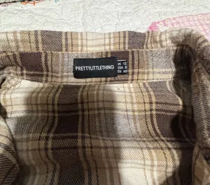 Pretty Little Thing Flannel Oversized thumbnail 4