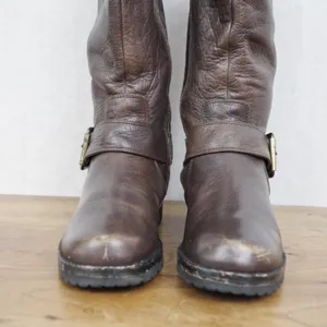 Kenneth Cole Gentle Souls Leather Side Zip Moto Fashion Boots Size 7M thumbnail 8