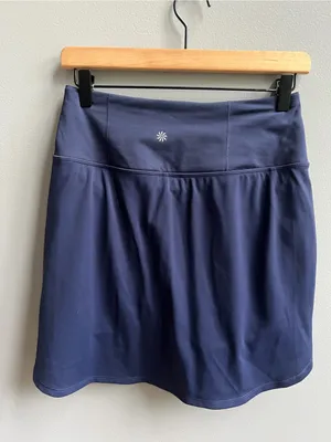 Athleta Fairway Golf Skort 18" Navy Blue Size XS Skirt with Shorts thumbnail 7