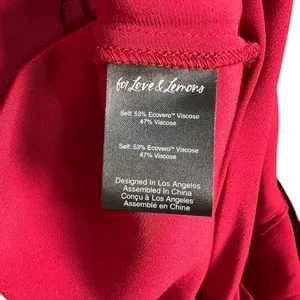 For Love And Lemons Elora Midi Slip Dress Red Rhinestones Size Small NWT thumbnail 13