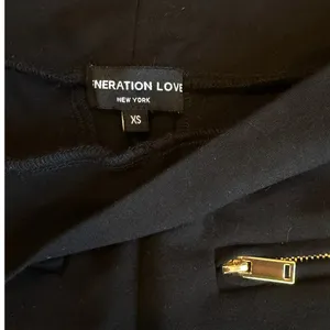 Generation Love Skinny Pants Pull On Travel Black Ankle Zipper Size XS thumbnail 5