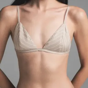 SKIMS Cotton Poplin Triangle Bralette | Women’s Minimal Lingerie Top thumbnail 3