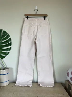 Abercrombie & Fitch The 90s Relaxed Jean High Rise in light pink thumbnail 6