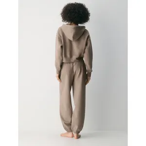 Aritzia Claremont Purple Pink Sweatfleece Cozy Fleece Jogger Pants Sz.M NWT thumbnail 15
