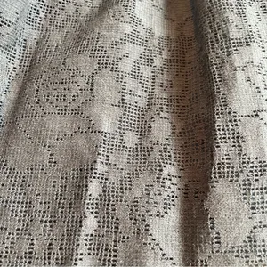Anthropologie Maeve Gray Lace Dress Peter Pan Collar Classic Preppy Summer - L thumbnail 6