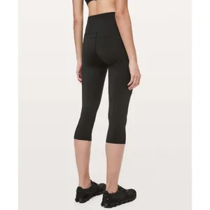 Black Lululemon Fast and Free Cropped Length Size 6 thumbnail 2