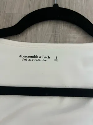 Abercrombie White Corset Top Long Sleeve thumbnail 2