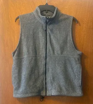 Alpine Tek Gray Fleece Vest Size M thumbnail 1