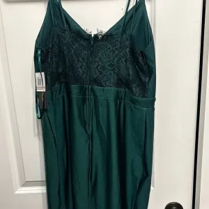 City Studio Green Slip‎ Dress Sleeveless Spaghetti Strap thumbnail 5
