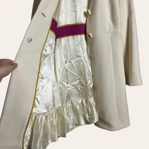 J.Crew Ivory Cream Wool Coat Size 0 thumbnail 4