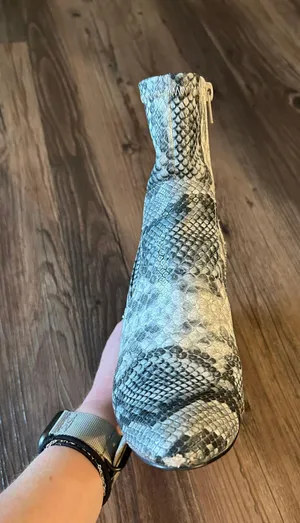 Snake Print Boots thumbnail 3