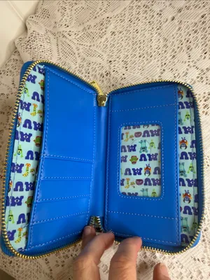 NWOT Loungefly Disney Pixar monster scare games Oozma Kappa zip around wallet thumbnail 4