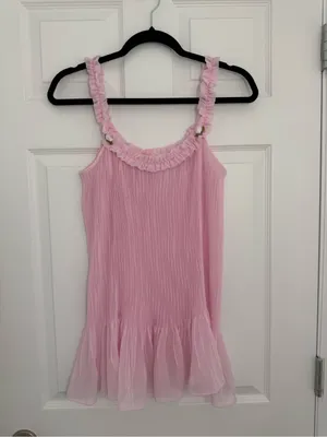 Y2K Sabrina Carpenter Victoria Secret Babydoll Slip Small Pink Rare Coquette 00s thumbnail 2