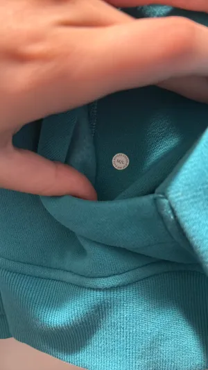 Lululemon Funnel Neck Scuba oceanic blue thumbnail 3