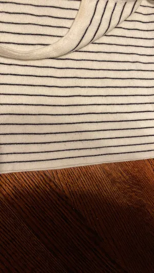 Brandy Melville striped black and white tank thumbnail 4