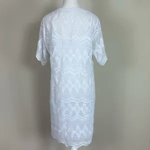 ARIAT Western Embroidered Double‎ Layer Undress White Size Medium thumbnail 6