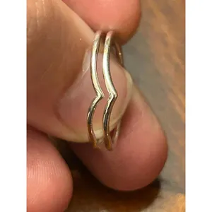 Ring band 925 sterling silver size 5.5 1.15g thumbnail 2