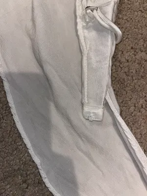 ZARA White Satin Top thumbnail 5