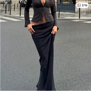 Princess Polly JODIE MAXI SKIRT black thumbnail 2