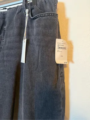 Good American‎ Wide Leg Pull-On Jeans thumbnail 4