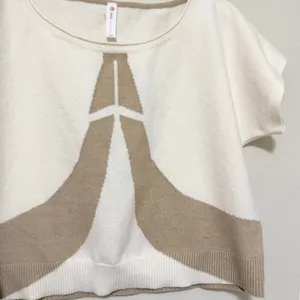 Daily Practice‎ Crew Neck Sweater Women Small Ivory Coastal Neutral- NWT thumbnail 9