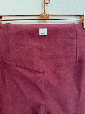 Vuori Daily Legging Heathered Mauve High Rise Yoga Pants Small thumbnail 3