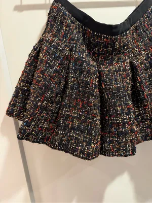 Amanda Uprichard Dixon tweed pleated Mini Skort Size Small‎ thumbnail 3