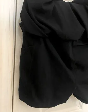 Zella Ruffle Back Performance Skort in Black thumbnail 6