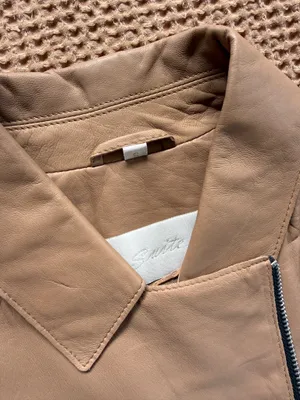 Tan Leather Jacket thumbnail 3