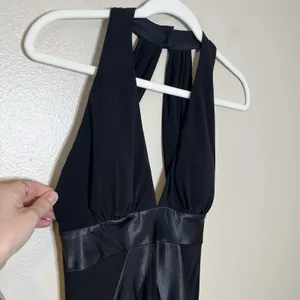 Women's Y2K‎ Black Dress Satin Long Withcy Vampy Whimsigoth Goth Event Wedding S thumbnail 4
