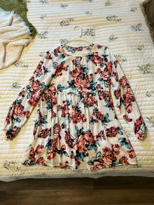 Floral Dress White thumbnail 2