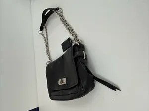 Coach Chelsea Convertible Crossbody Shoulder Bag Turnlock Flap Black F17825 thumbnail 4
